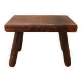 Tabouret ancien en orme