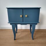 Blue bedside