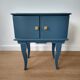 Blue bedside