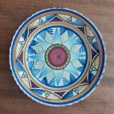 Set of 4 Henriot Quimper dessert plates