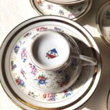 Partie de service à café en porcelaine de Limoges