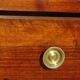 Antique solid walnut chest of drawers with scrolls