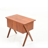 Mid Century teak Danish sewing table