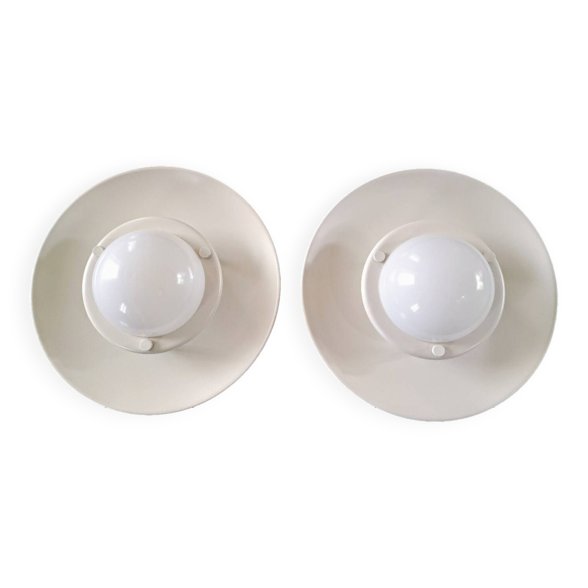 Pair of B. Gantzel ceiling lights for Ikea
