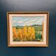 Original Swedish Oil on Panel – "Autumn Landscape" – Dated 1978 – Framed Period Piece – 50 × 42 cm (19.7" × 16.5")