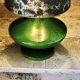 Vintage toupie floor lamp in ceramic from temde switzerland 1960