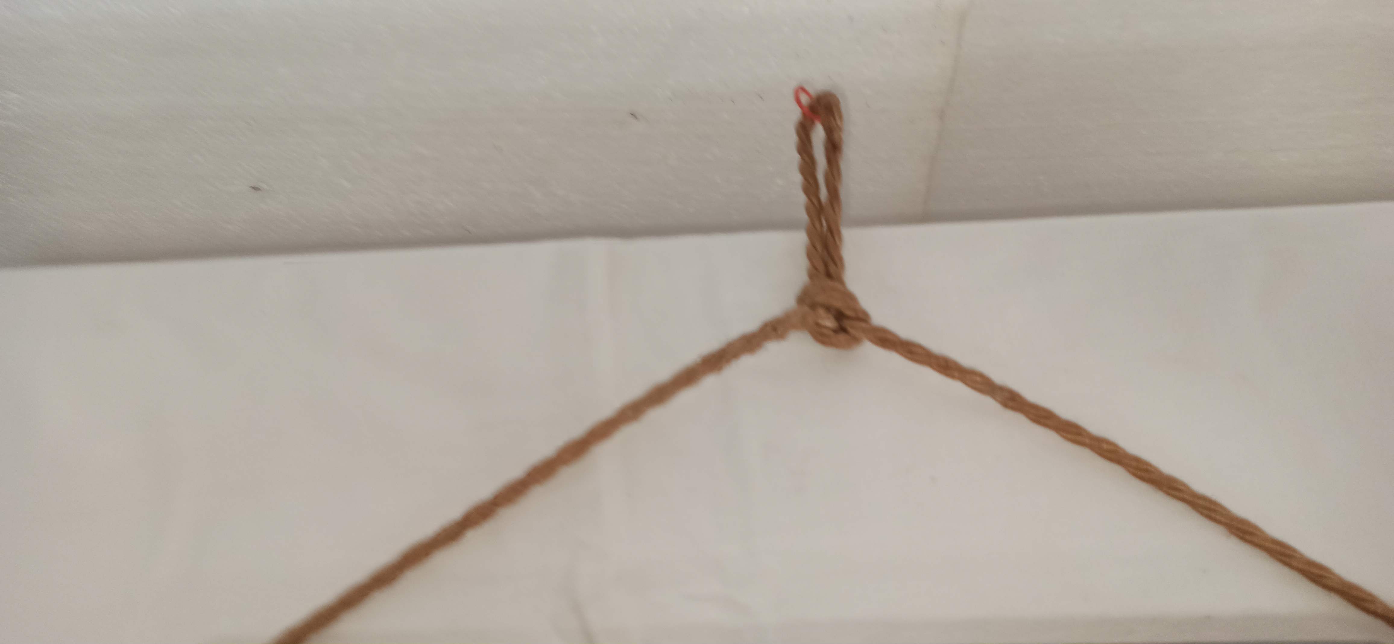 Mirror art deco grey silver pom pom rope