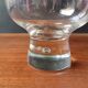 8 glasses model "Fjord" by Durobor with thick base and vintage Belgian bubble.