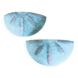 2 bathroom wall lights by L. Drimmer