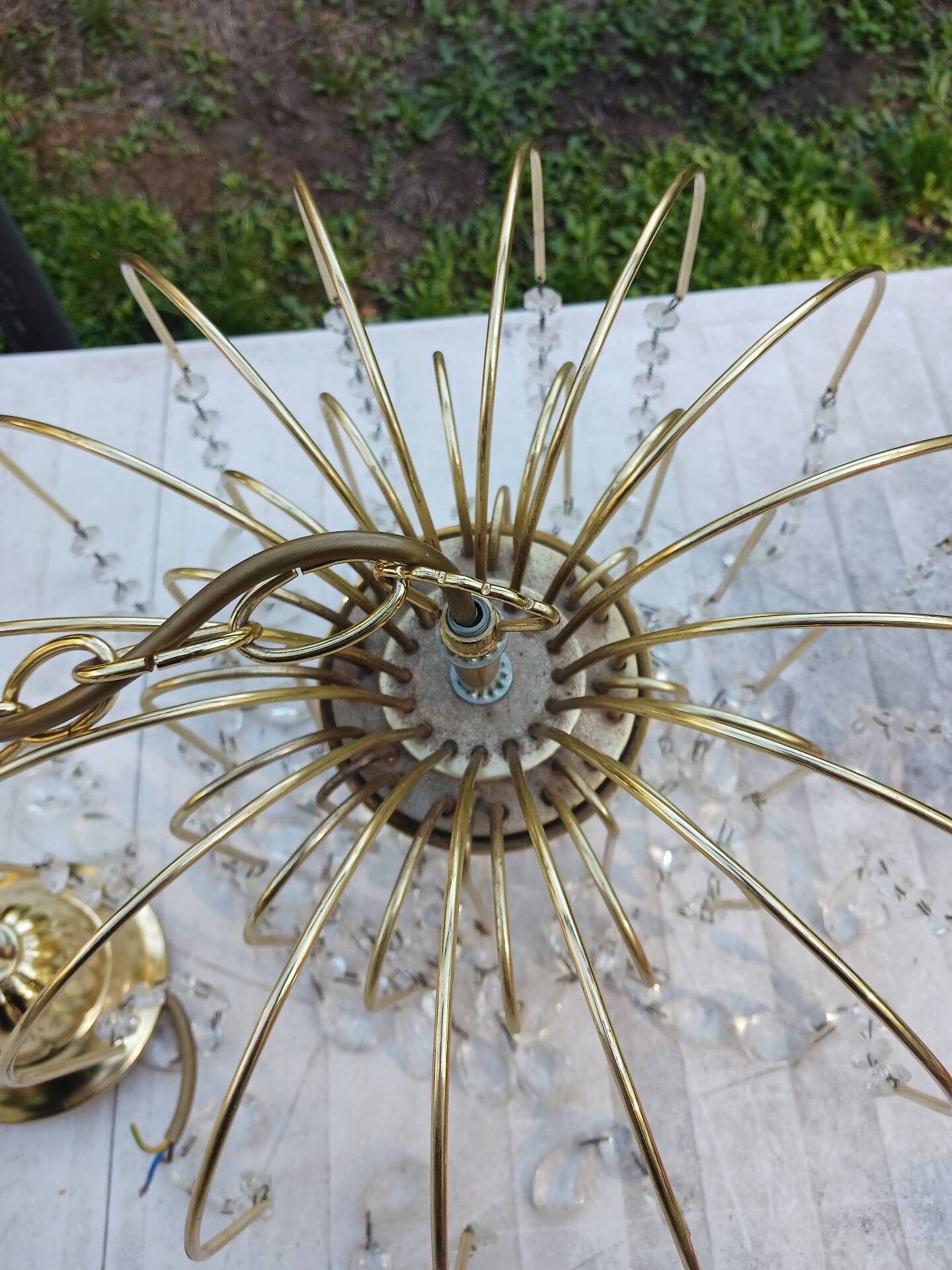 Italian vintage 70's chandelier