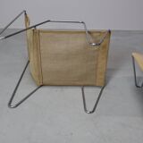 Early set of Bachelor armchairs by Verner Panton for Fritz Hansen, 1955