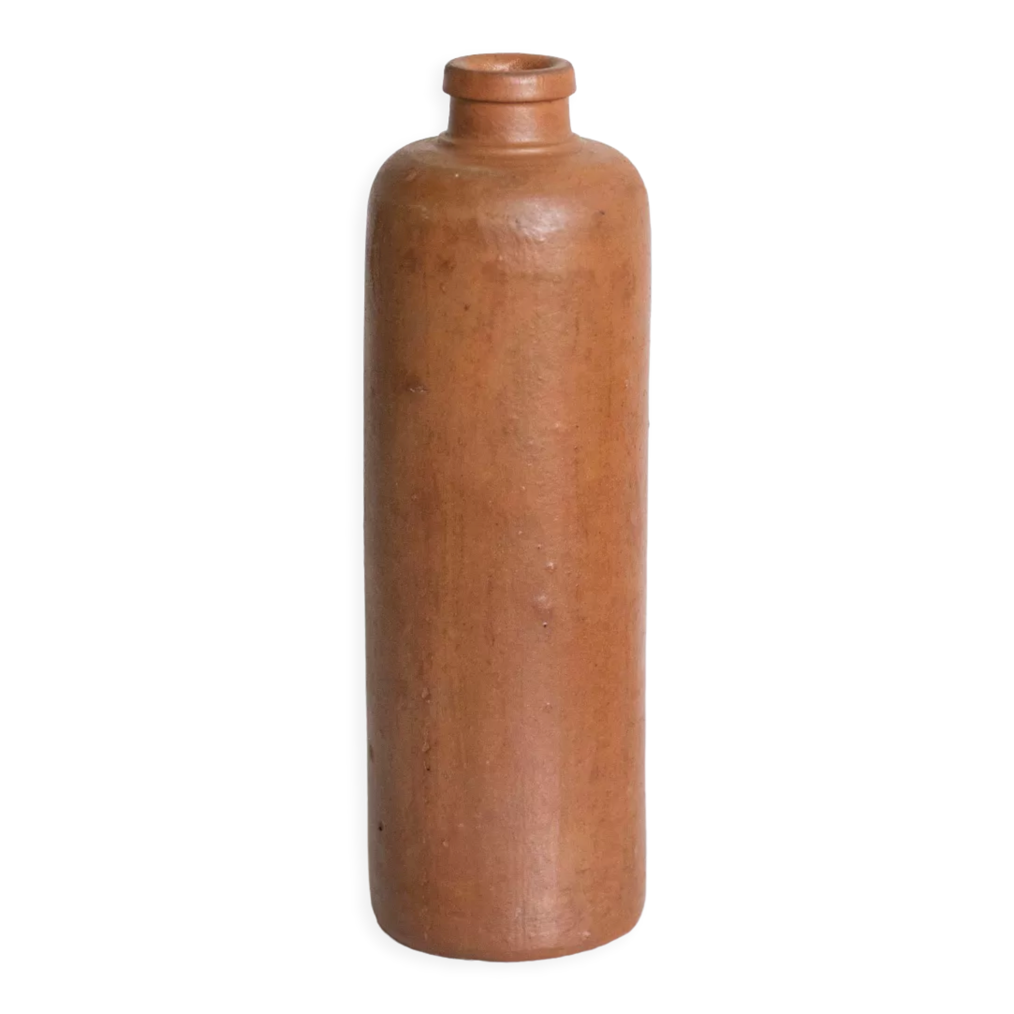 Vintage brown stoneware bottle