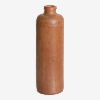 Vintage brown stoneware bottle