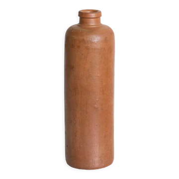 Bouteille en grès marron vintage