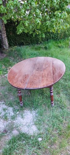 Table a volets ovale en chêne 190cm