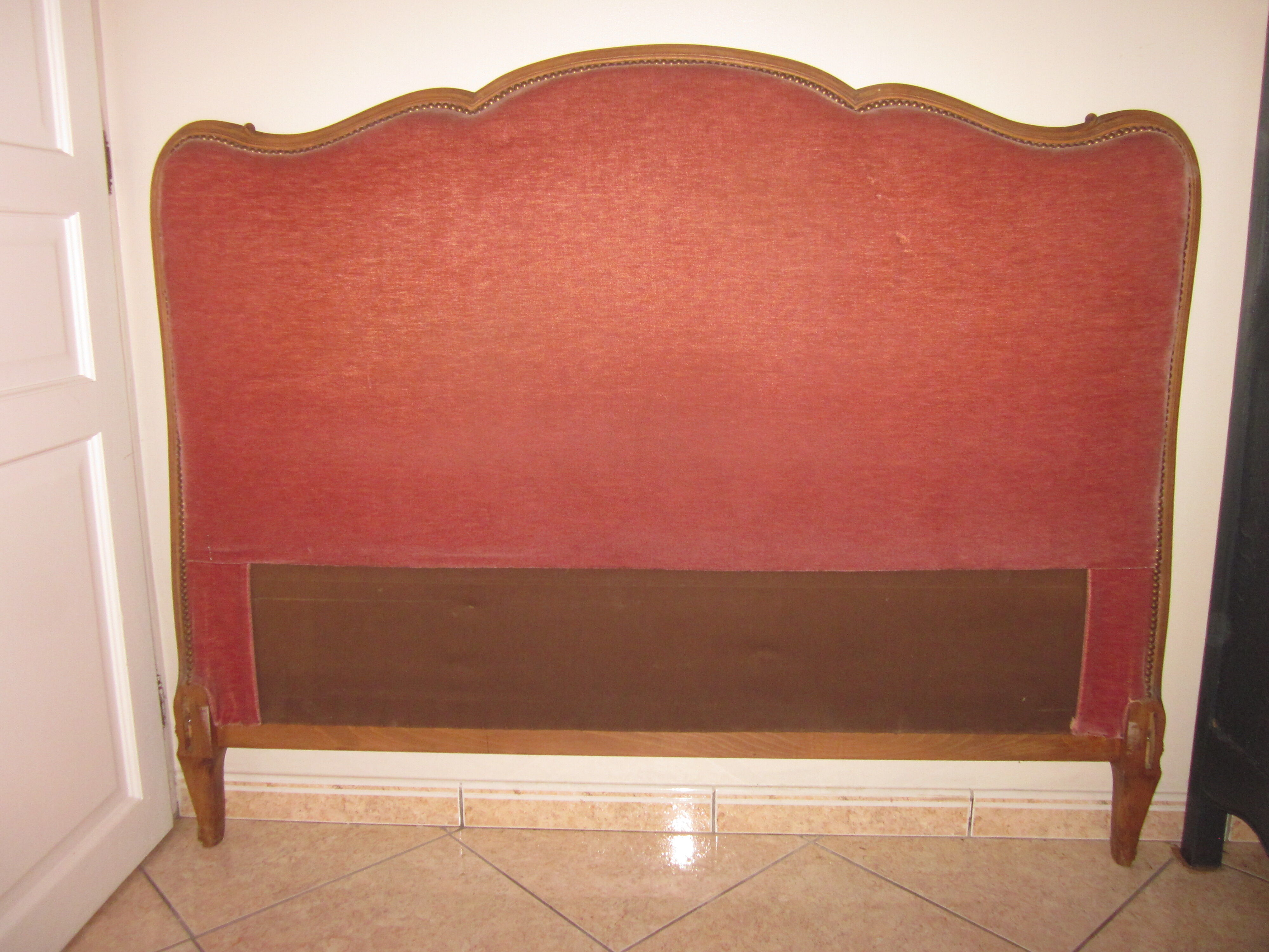 Tete de lit ancienne de style Louis XV