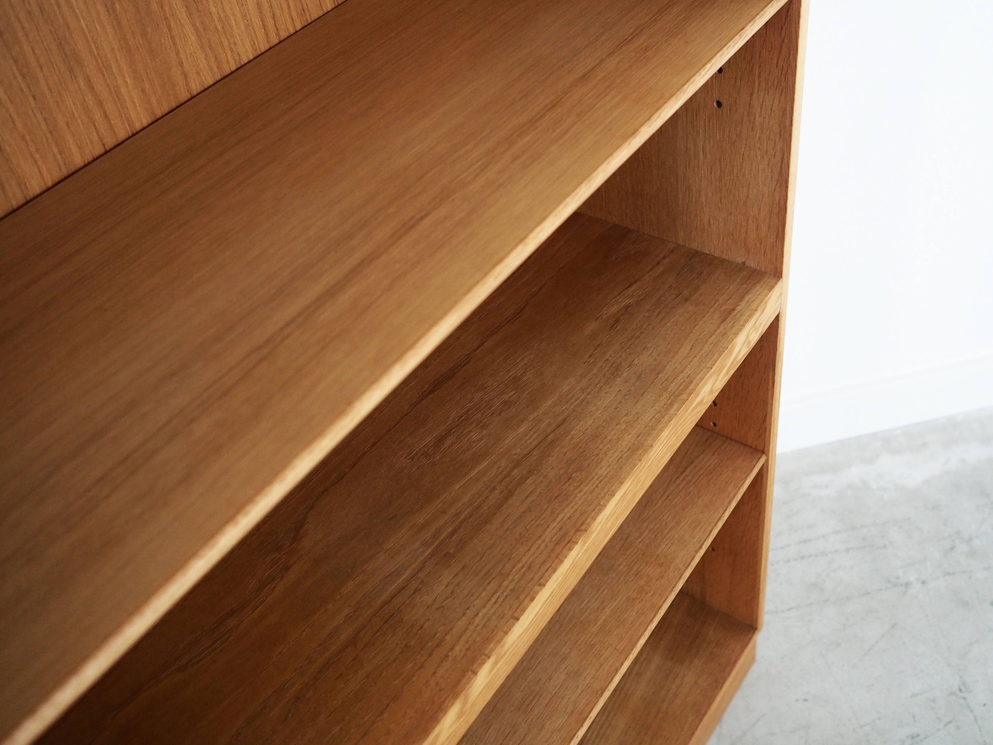 Ash bookcase, Danish design, 1960s, designer: Børge Mogensen
