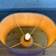 Large vintage 70s table lamp Maison Le Dauphin in brass & ceramic cr