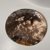 Dish in petrified wood