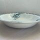 Old hollow dish, Ironstone, green floral decoration, 28 cm.