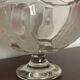 Moulded glass swan bowls