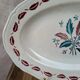 Oval plate L’amandinoise, model Auvergne