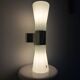Savern space age bathroom or ambiance wall lamp in glass from Ikea
