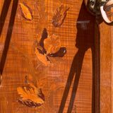 Porte-manteau antique en bronze, acacia et noyer de Français par Émile Galle