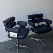 Pair of Italian Space Age lounge chairs, 1970