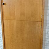 Vintage oak veneered wardrobe 1960