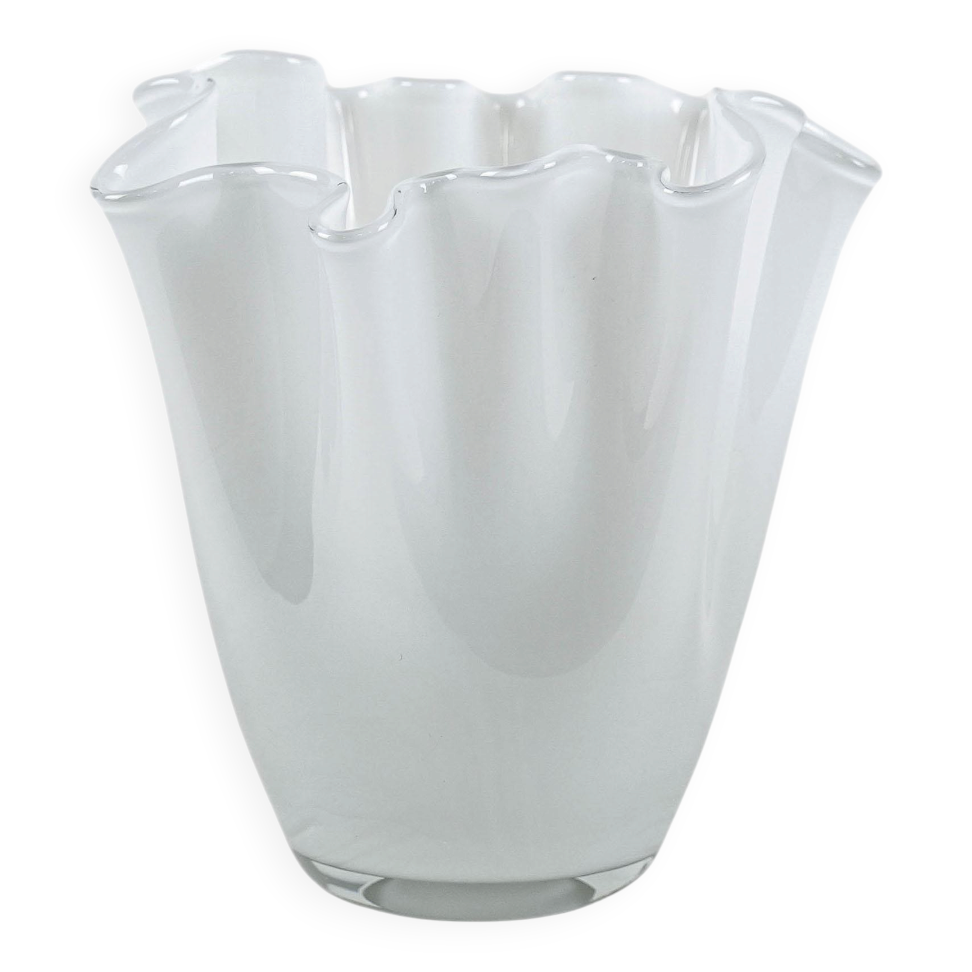 White vase, Danish design, 1970s, made in Denmark