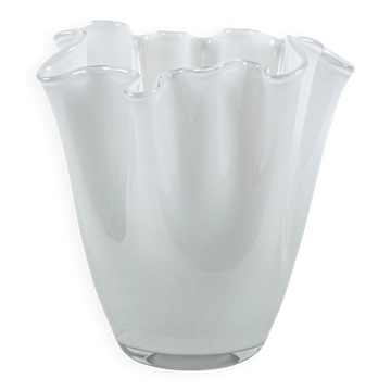 White vase, Danish design, 1970s, made in Denmark