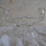 Glass candlestick
