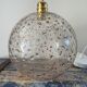 New electrified gold glitter glass pendant lamp