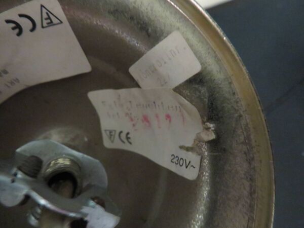 Suspension en métal doré et panneaux de verre de Murano par Eglo Leuchten Autriche 1970