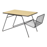 Black and yellow coffee table by Gastone Rinaldi