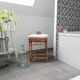 Vintage rattan table