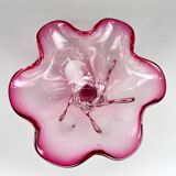 Bol en verre artistique vintage de Josef Hospodka pour Chribska Glassworks, années 1960