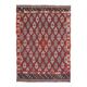 1970s Vintage Turkish Oushak Handmade Wool Cotton Red Area Rug 166x235