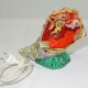 Lampe coquillage faience barbotine