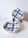 5 assiettes à dessert vintage anglaises