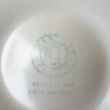 Barbotine shell dish and plates