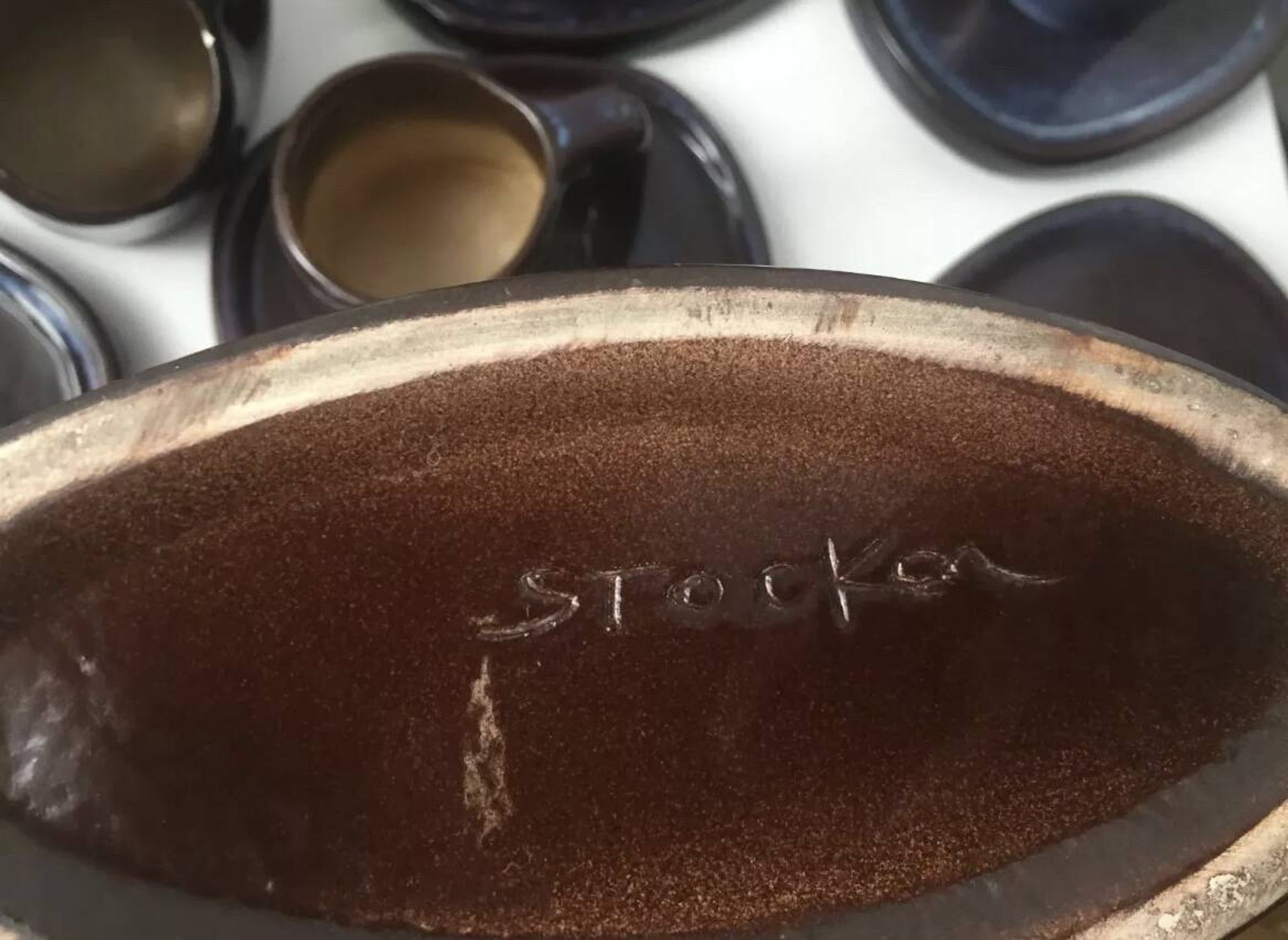 Vintage 1960s Stocker Ceramic Coffee Set