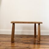 Vintage Minimalist Brutalist Stool