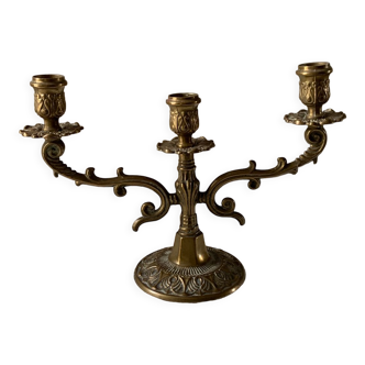 Brass candlestick