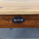 Farmhouse table with drawers