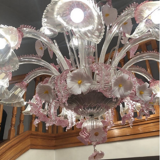 Barovier and toso chandelier in Murano XXL glass