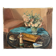 Still life, flowers and figurine, oil on canvas signed Dardaillon.