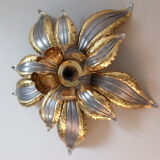 Brass flower applique