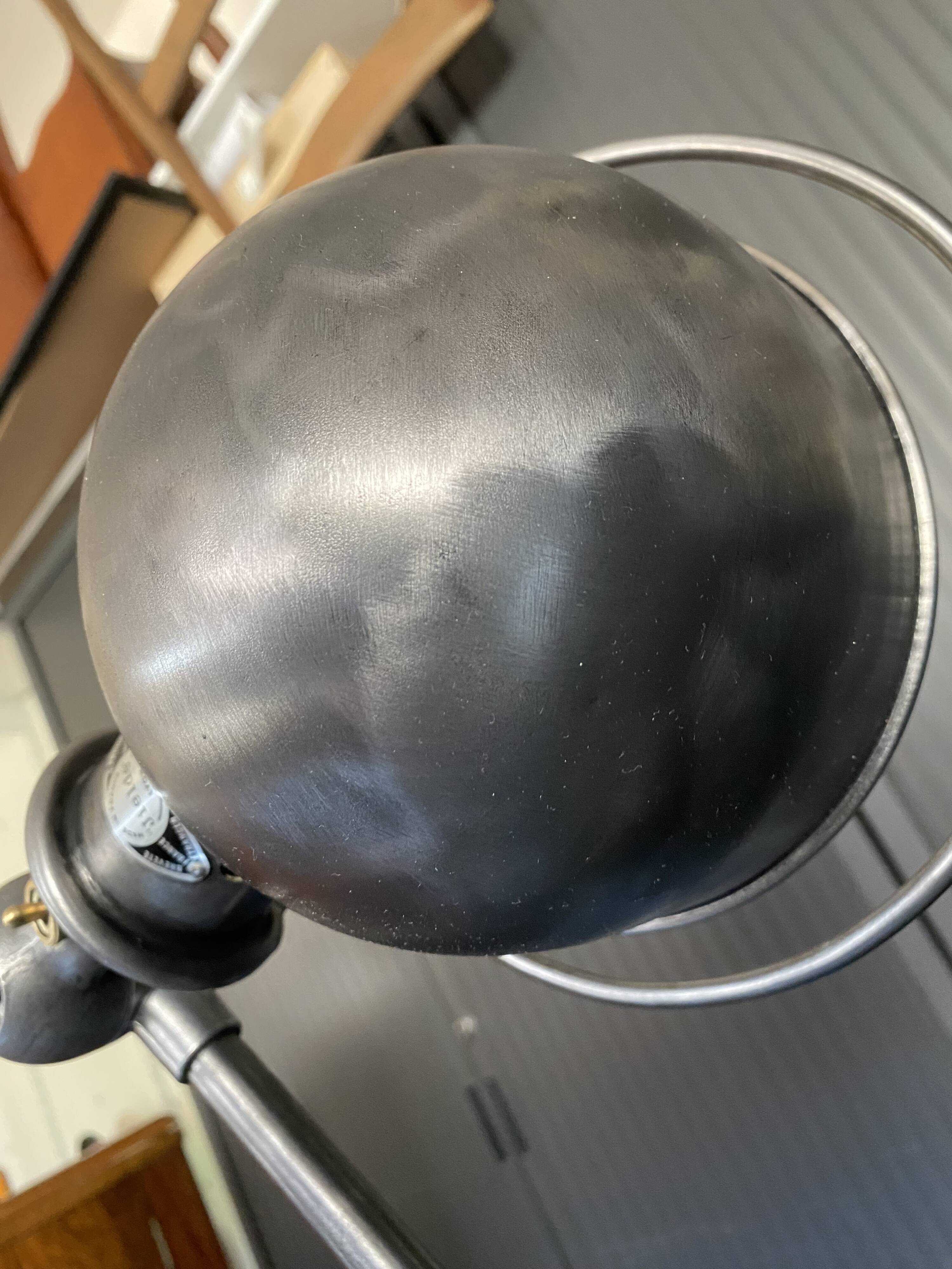 Lampe jieldé 1 bras patine graphite industriel vintage